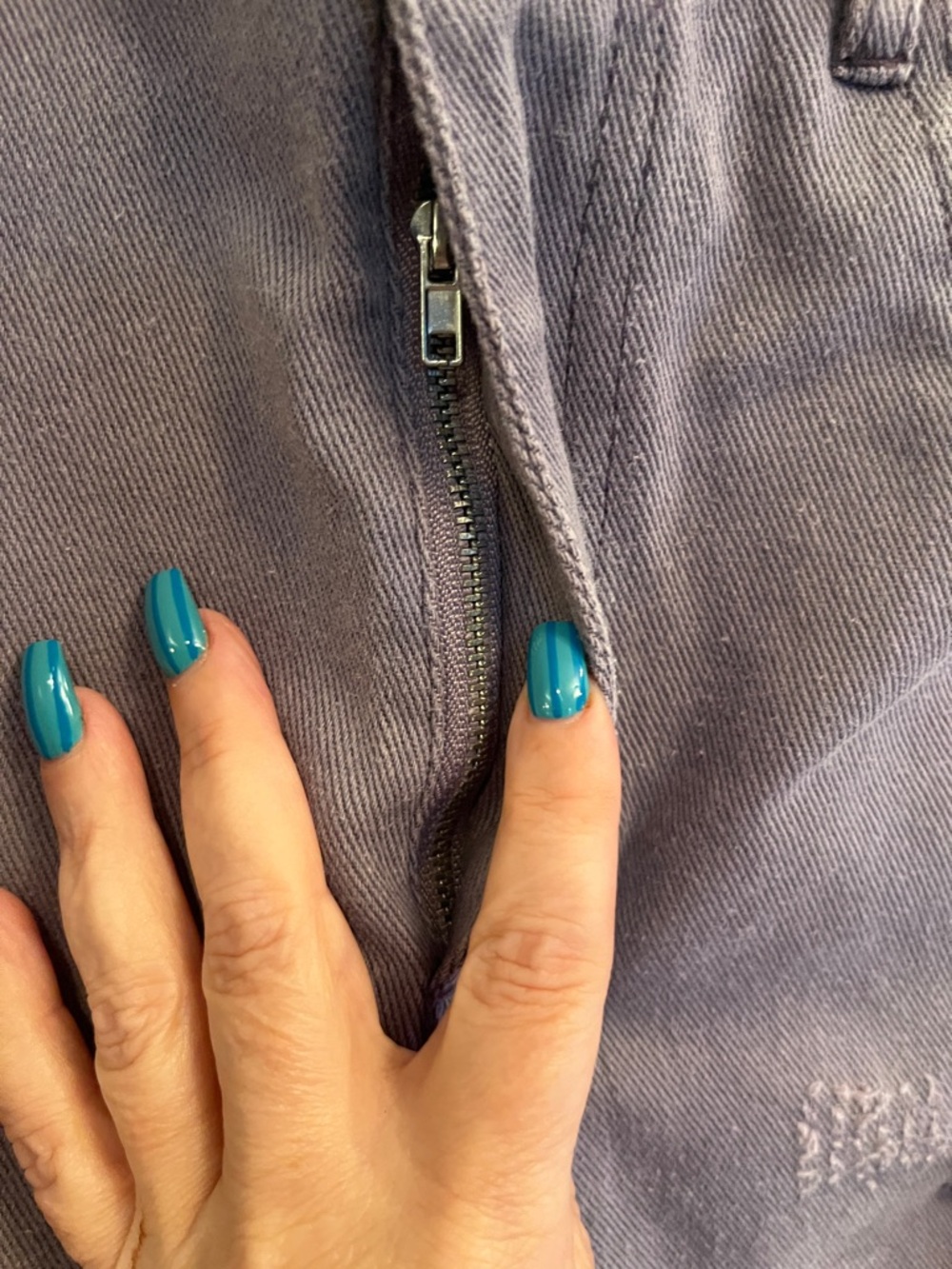 Barrel Leg Soft Washed Lavender Pants - Picture 2 of 7
